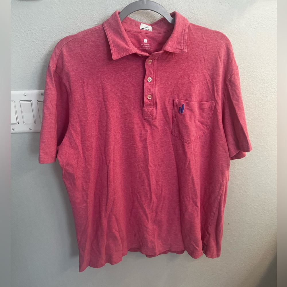 Johnnie o pink polo